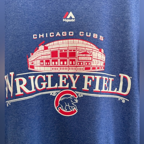 Chicago Cubs MLB Majestic Wrigley Field Magic Moments T shirt size Medium Men’s - Picture 3 of 7